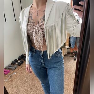 American Vintage Leather Cowgirl Cropped Jacket 🥵🤩